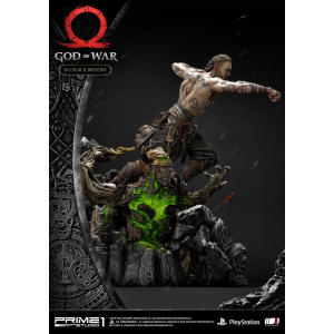 God of War (2018) Statue Baldur & Broods 62 cm